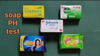 Different types of soap PH test ll Johnson baby soap given shoking result l.