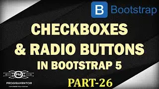 26 | Radio Buttons And Check Boxes In Bootstrap 5 | Bootstrap Forms | Range Bootstrap 5 (Hindi/Urdu)