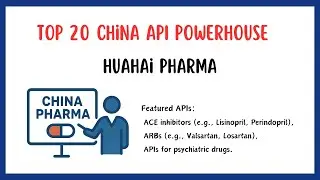 Top 20 China API Powerhouse&mdash;&mdash;HuaHai Pharma