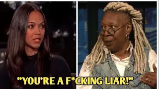 A Heated Moment No One Expected — Zoe Saldana Faces Whoopi Goldberg