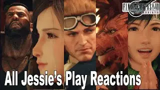 Final Fantasy 7 Rebirth All Reactions to Jessie's Play 4K