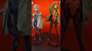 Rei & Asuka Alter Figures Side by Side Showcase #evangelion #reiayanami #asuka