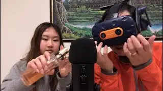 my dad tries ASMR for the first time