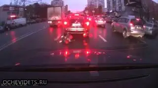 [Meanwhile in Russia] Pedestrian hit by truck