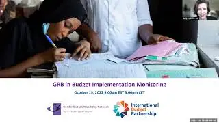 Gender Responsive Budgeting in Budget Implementation Monitoring