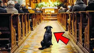 Loyal Dog Refuses To Leave Church&mdash;Priest Reviews Camera And Discovers The Shocking Truth!