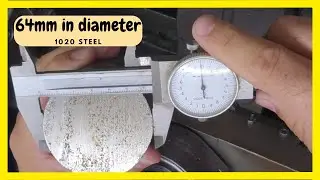 1020 steel machining with knurling - part 1 | Usinagem de a&ccedil;o 1020 com recartilha - parte 1