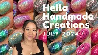 Hella Handmade Creations | July 2024 | Live Swatches
