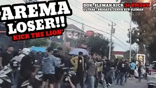 NO ChaO$ WitH AREMA MALANG‼️GELORA SepaK BoLA SLEMAN - MALANG ( 2 KotA SUPORTER BESAR & FANATIK )