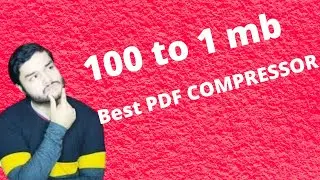 How to compress pdf !