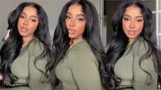 The Most Natural Yaki Straight Glueless Wig! 24inch Affordable wig Ft Nadula Hair
