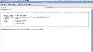 Python SQL Dumper   How to make a SQL injection into GET parameters   YouTube