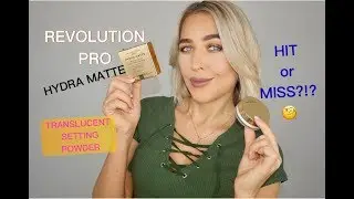 REVOLUTION PRO HYDRA MATTE Translucent setting powder with Hyaluronic Acid in-depth Review