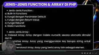 function dan array
