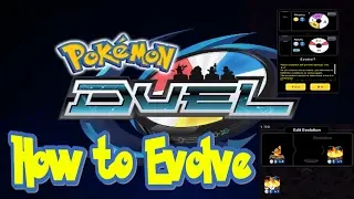 Pokemon Duel - How to evolve pokemon