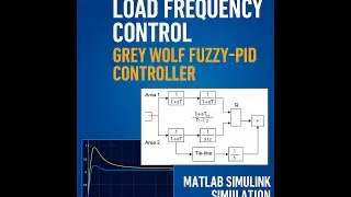 Two-Area Load Frequency Control LFC using Grey Wolf Fuzzy-PID Controller |MATLAB Simulink Simulation