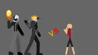 Ghost rider 1 and 2 vs human