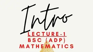 BSC (ADP)  LECTURE-1   ( About course) Bahauidin zakriya university multan