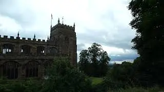 The impressive & historic 11th century wooden Motte Castle Mound site in Malpas Cheshire England UK