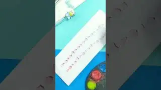 DIY Pen Stamp Roller #homemade #pen #shorts