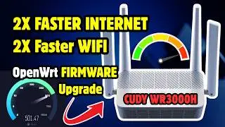 Cudy WR3000H OpenWrt 25.12.0: Upgrade Guide - Internet Speed Boost - 2X Faster WIFI 🚀