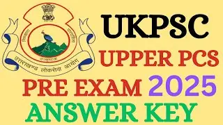 UPPER PCS ( PRE ) EXAM 2025 ANSWER KEY 💯