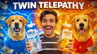 Twin telepathy 😱|| leo and reo || 🔥most shocking ever #challenge #talkingdog 