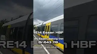 RE14 Essen HBF (H) E-Delwig-Ost Danke f&uuml;r den Gru&szlig;! 👋 Folgt mal rein und liket gerne:) #dbregio #db