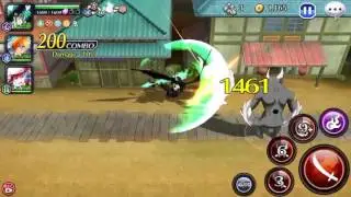 6 star level 200 Ulq gameplay vs rukia raid~!