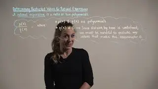 Determining Restricted Values for Rational Expressions (Introduction & Example)