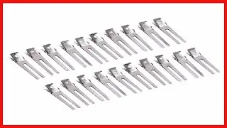 Great product -  50pcs Double Prong Hair Clips Curl Clips 1.75 Inches Metal Alligator Hair Pins Styl