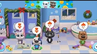 Talking Tom Billi Ka Game Minki Ka Game Funny Video (Day - 21)