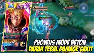 NYOBAIN SOLO RANK PHOVEUS MODE BETON LAWAN HERO COUNTER PHOVEUS 🔥 TOP GLOBAL PHOVEUS GAMEPLAY