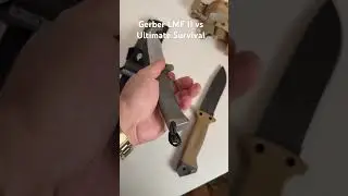 Gerber LMF II vs Gerber Ultimate Survival. #survival #gerbertools #survivalknife