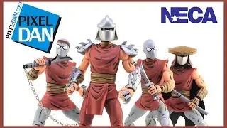 Teenage Mutant Ninja Turtles Foot Clan Eastman & Laird NECA Toys Box Set Video Review