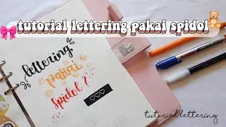 Tutorial Lettering Pakai Spidol `🖌🦩