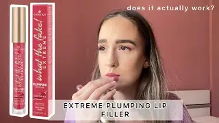 TESTING THE ESSENCE WHAT THE FAKE! *EXTREME* PLUMPING LIP FILLER! does it actually work?!