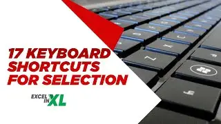 Learn this 17 Useful Keyboard Shortcuts for Selection in MS Excel