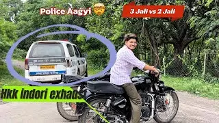 HKK Indori Silencer Sound Test 🔥 | 2 Jali vs 3 Jali | Best Silencer for Bullet ?  |  Review ⬆️