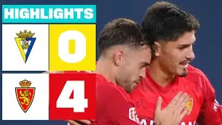 C&Aacute;DIZ CF 0 - 4 REAL ZARAGOZA | RESUMEN LALIGA HYPERMOTION