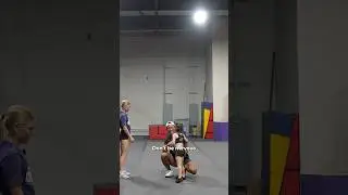 DON&rsquo;T BE NERVOUS #Shorts #Cheer #Stunt
