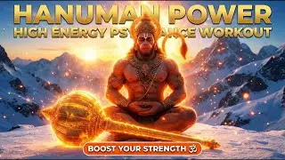 God of Strength: Powerful Hanuman Psytrance 🕉️ High Energy Workout Mix 2025 | Hanumate Namaha Mantra