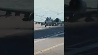 American A-10 Warthog INSANE Carrier Landing