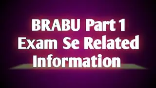 BRABU TDC Part 1 Exam Date 2021 Bihar University BA, BSc, BCom Routine