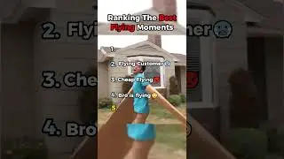 Ranking The Best Flying Moments😮#funny #flying #ranking