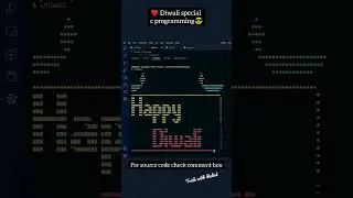 ❤️ Diwali special 😎 || coding status || #programmingmemes #diwali