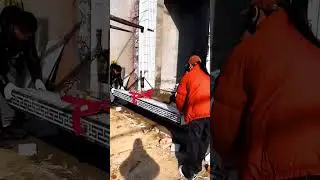 Finished stair step concrete installation process