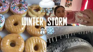 WINTER STORM VLOG! ⛄️❄️(room reset-making hot cocoa-stay at home activities-what&rsquo;s in my bag)