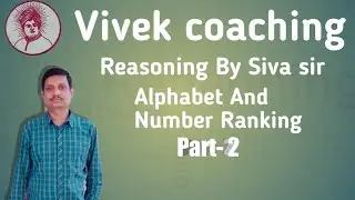 Reasoning ||Alphabet And Number Ranking (part-2) || Vivek Coaching