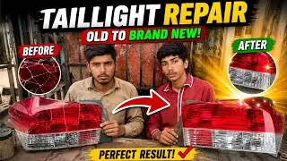 Restoration, Cracked, Car Taillight|tail light restoration,